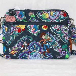 NWT Vera Bradley Disney Pixar Toy Story Triple Compartment Crossbody Bag Purse